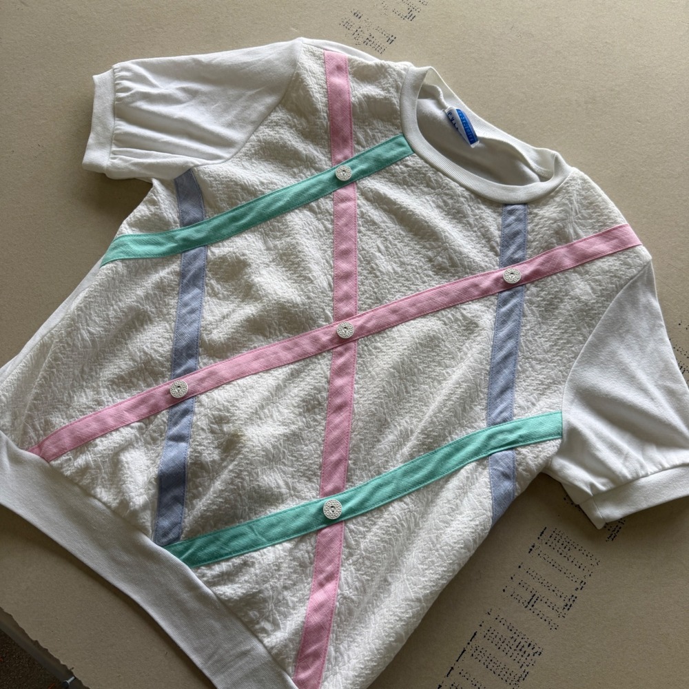 Vintage Cape Cod Sportswear Knitted Button Shirt